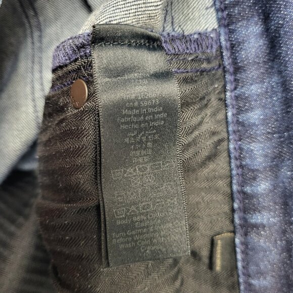 John Varvatos Wight Jeans Mens 32x27 Dark Wash Slim Fit Stretch Denim Distressed - Picture 13 of 13